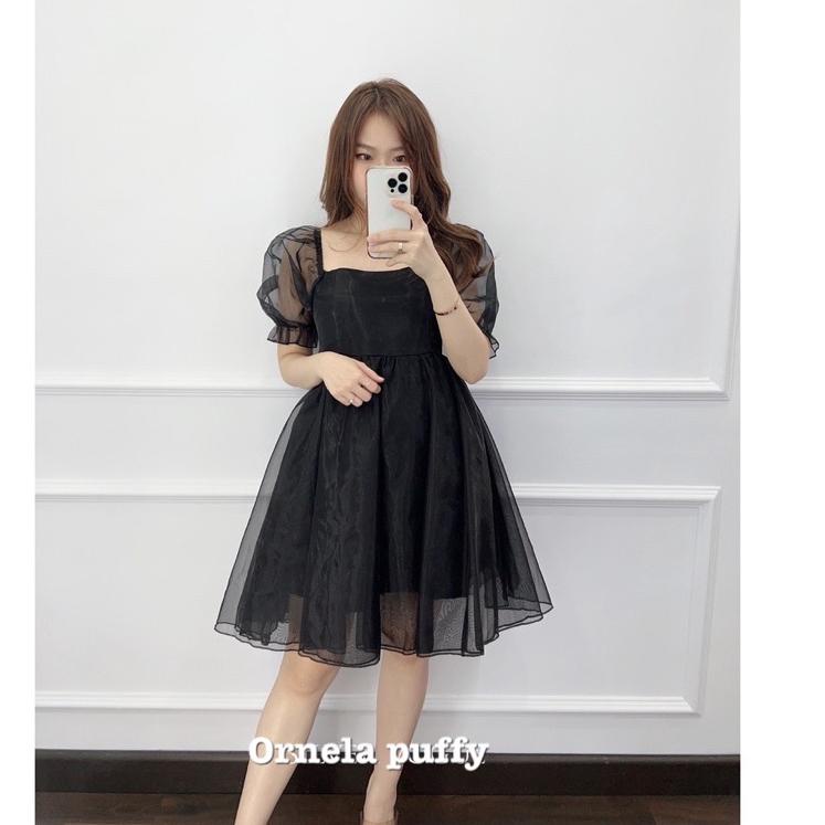 5.5 COD MINI DRESS PUFFY ORNELA / GAUN PESTA ORGANZA FASHION / NEW DRESS / DRESS NATALAN TERBARU 202