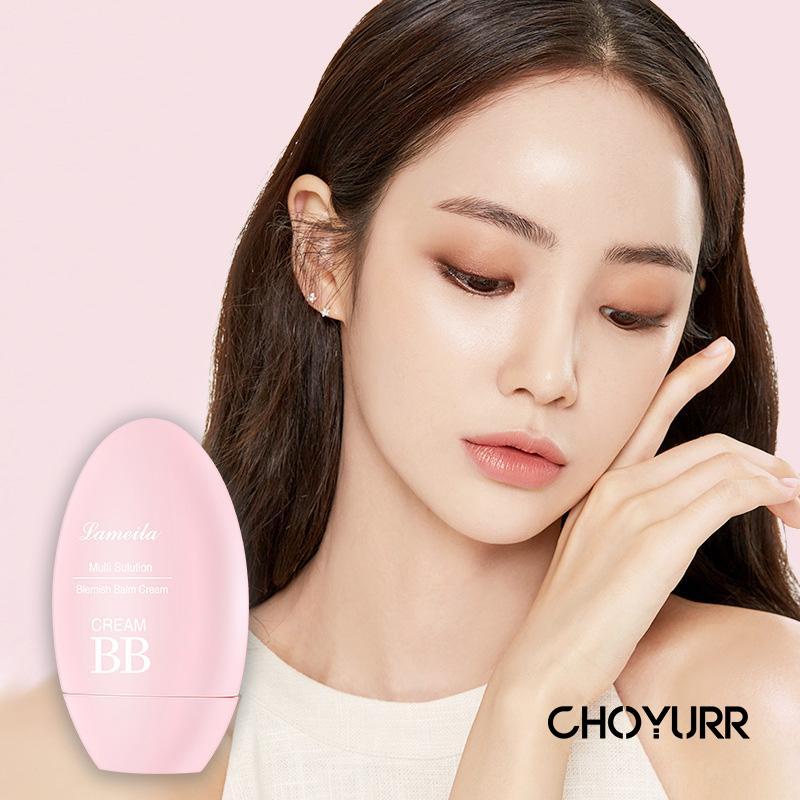 【COD】BB Cream Pink Egg Super Moisturizing Liquid Foundation Makeup Base Perfect Repair Clarity Beauty Pelembab Kontrol Minyak Conceale-CH