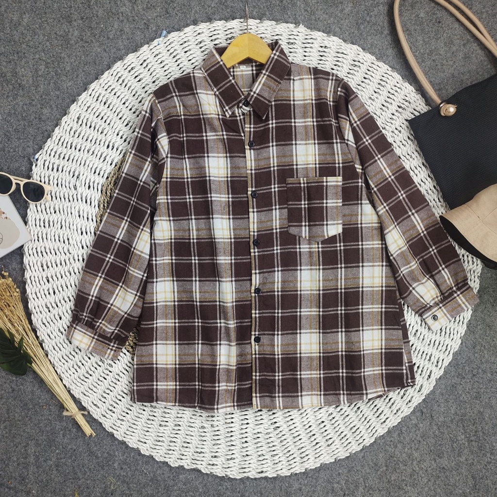 FLAN 1/2 FLANEL KEMEJA SUPER JUMBO FLANEL BIGSIZE OOTD OVERSIZE LD 120 130 140 150 COD