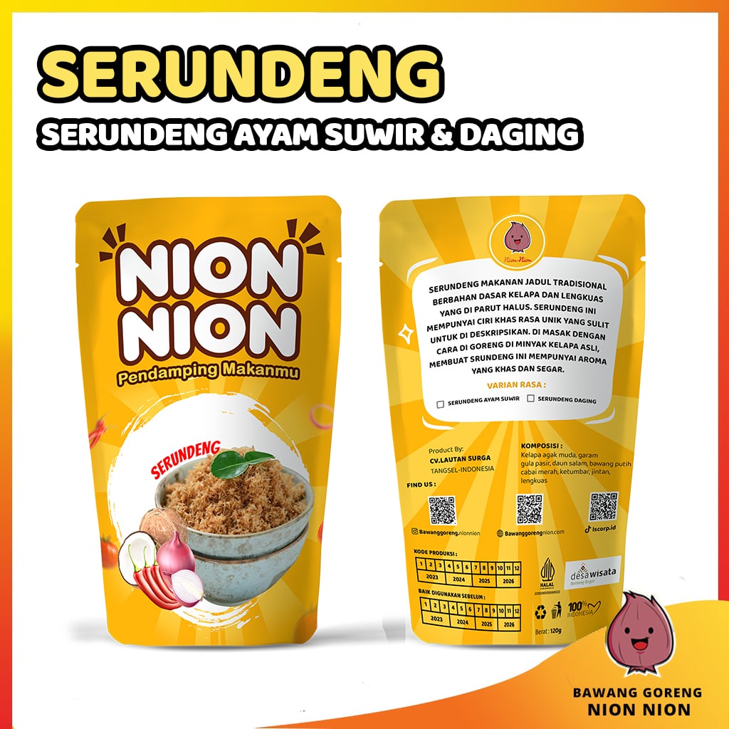 

Serundeng Daging - Srundeng Kelapa Srondeng Daging Suwir Makanan Siap Saji Abon - Serundeng Kelapa Nion Nion