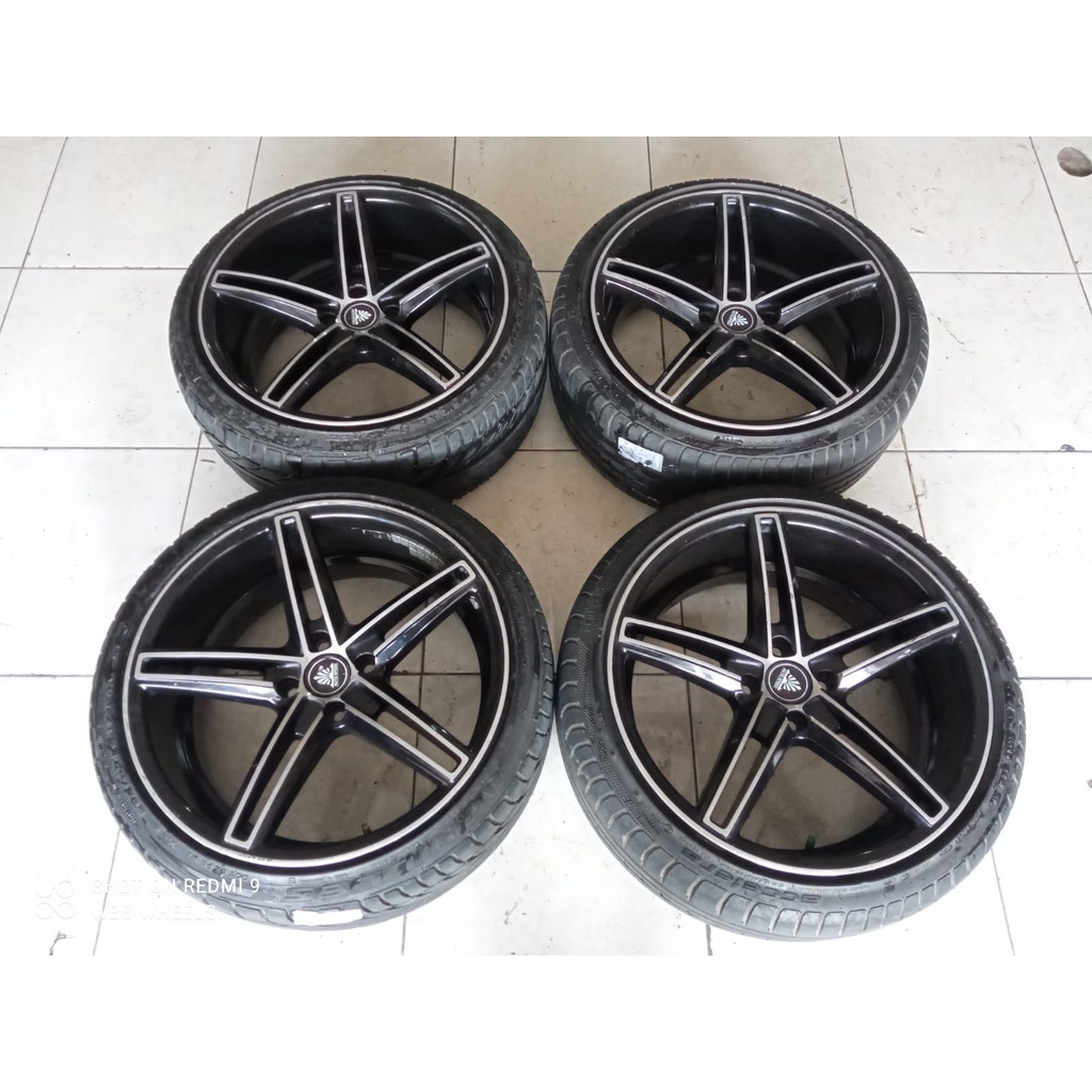 Velg Mobil Bekas Seken Ring 17 Lubang 4 AUTO SPEED R17 Lebar 8 ET38 BAN 205 40 R17