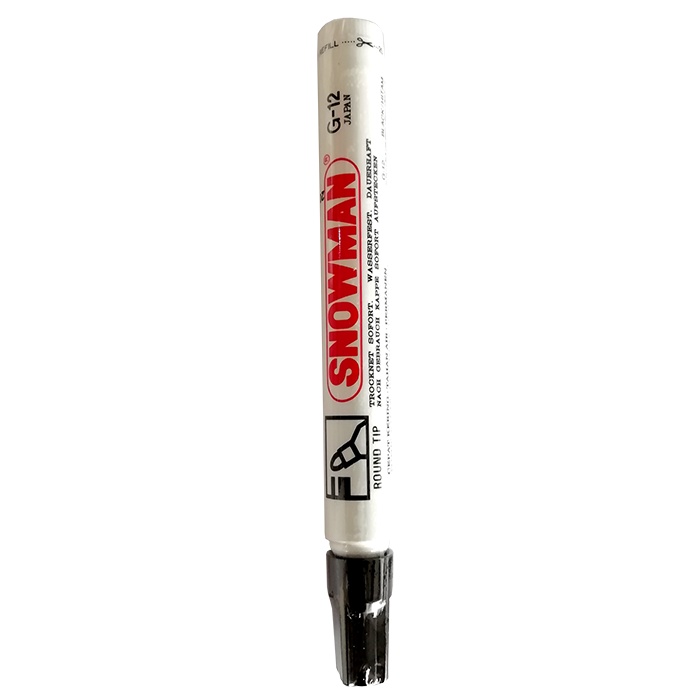 

Snowman Permanent Marker G-12 Hitam