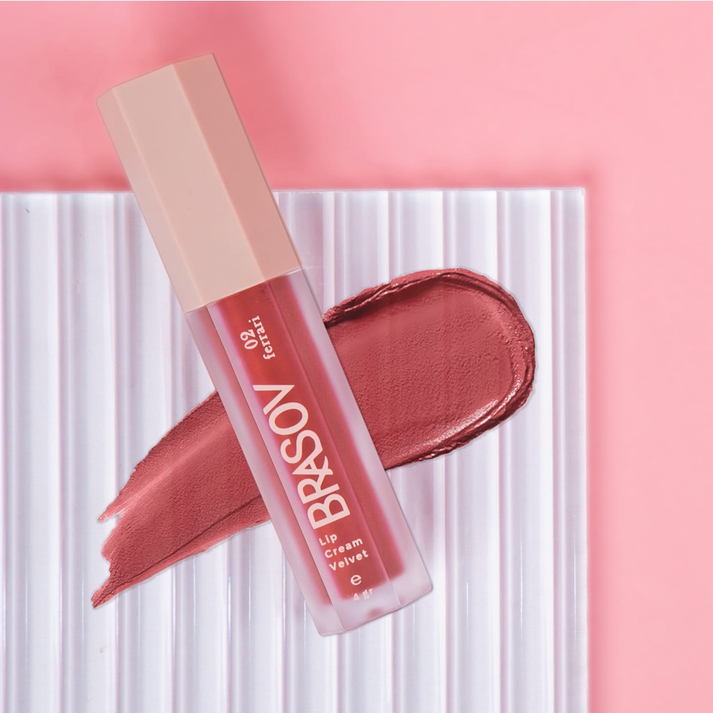 BRASOV LIP CREAM VELVET TERBARU PALING MURAH