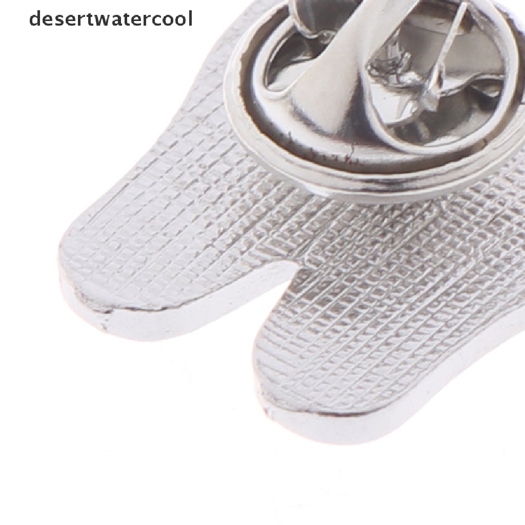 Deid Gigi Logam Enamel Bros Kartun Gigi Lencana Pin Trendi Kostum Perhiasan Hadiah Martijn