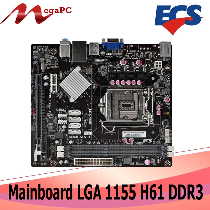 Mainboard Soket LGA 1155 H61 Ddr3 Ecs