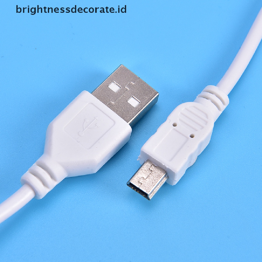 [Birth] Kabel USB MINI Panjang 1m Sync &amp; Charge Lead Tipe A Ke 5pin B Charger Telepon [ID]