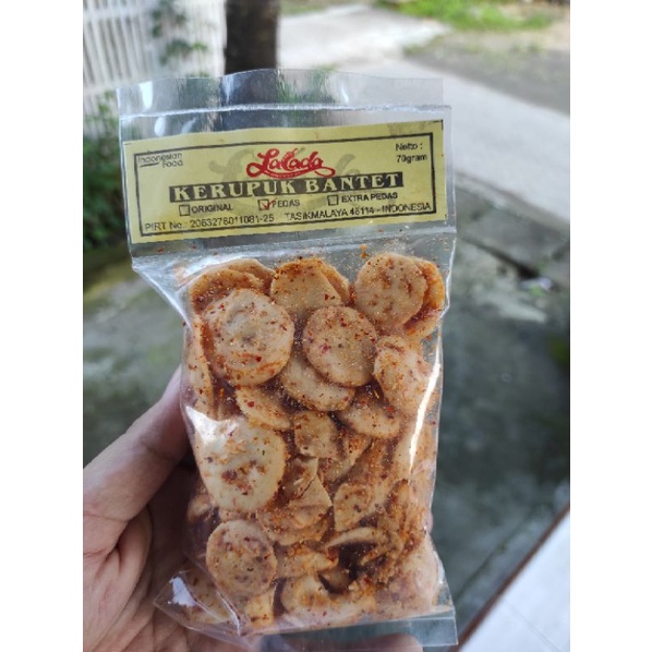 

krupuk bantet pedas