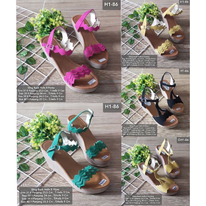 Hells Wanita/Sling Back Hells Wanita/Sepatu Sandal Wanita Murah