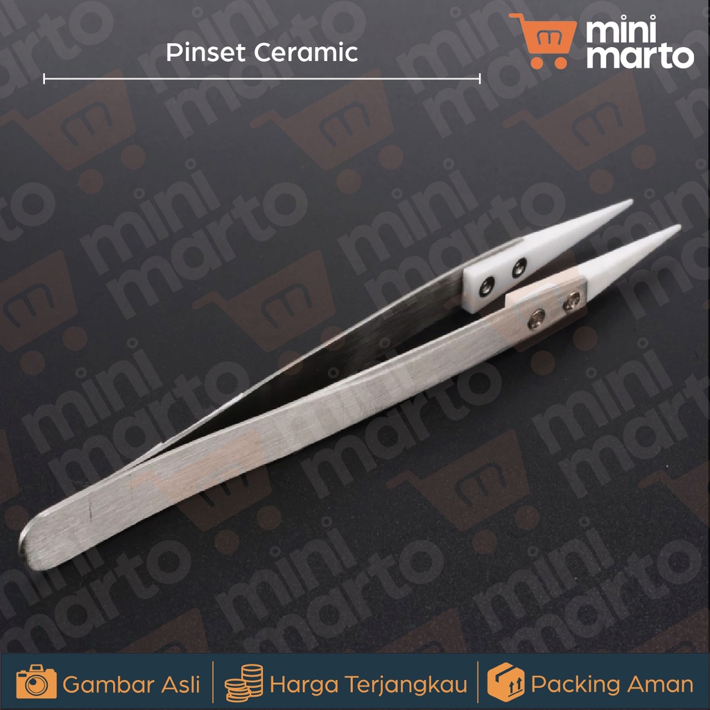Pinset Ceramic / Tweezer Ceramik / Keramik - Minimarto