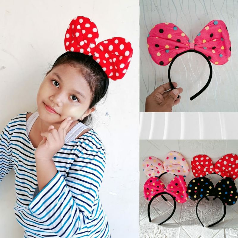 bando mickey mouse Besar / bando telinga mickey