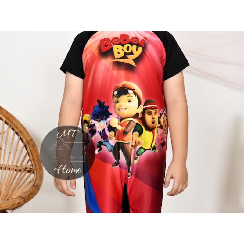 baju renang anak laki laki boboiboy Superhero terbaru