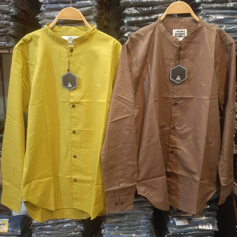 Kemeja Koko Pria Lengan Panjang Original Aboki Triple Eight Brother Bross
