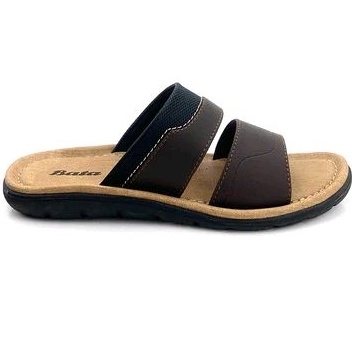 Bata Sandal Pria Salvador Brown