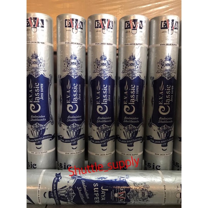 ALAT PANCING SHUTTLECOCK EVA JAYA SUPER CLASSIC SILVER BIRU (LIMITED EDITON) PENGIRIMAN CEPAT
