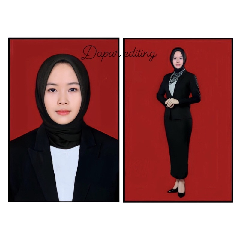 Edit background / edit pas foto / edit wajah / edit baju / edit ukuran foto / edit hitam putih / edit aksesoris / edit sesukamu