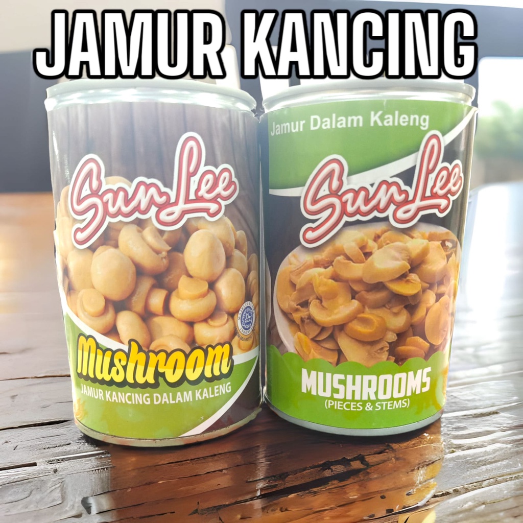 

Sun Lee Mushroom / Jamur kancing 425gr