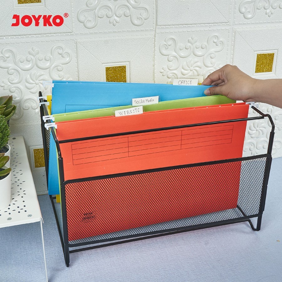 Metal Suspension File Holder Rack / Rak Map Gantung Joyko SFR-48