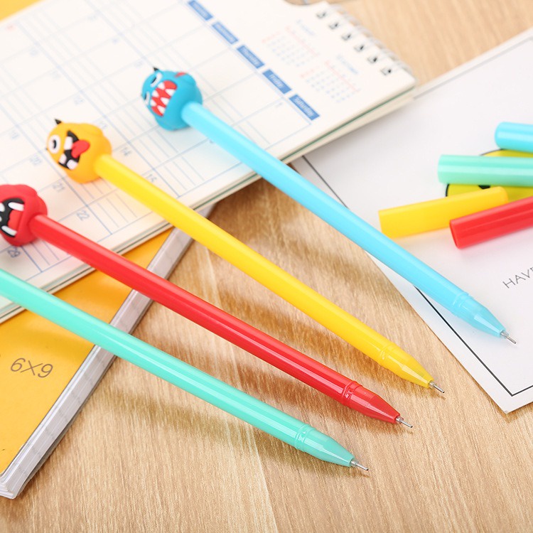 4pcs Pena Pen Pulpen Gel Set Tinta Cair Monster GM-ST0183