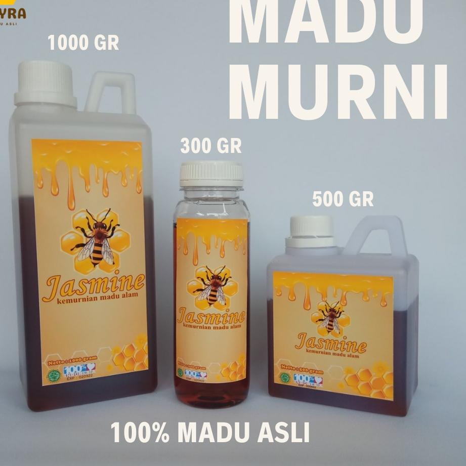 

TrxOo5O9 Madu Asli Murni 100% Tanpa Campuran 1kg 500gr 300gr - Natural Raw Forest Honey Premium Original 100%