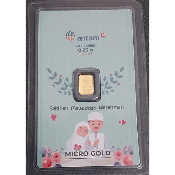 wedding seri samawa 0.25 gr microgold