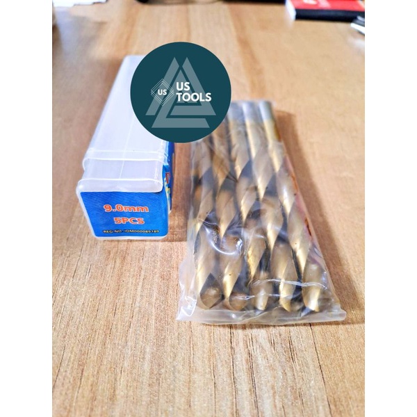 MATA BOR BESI HSS DRILL BIT GOLD 9 MM