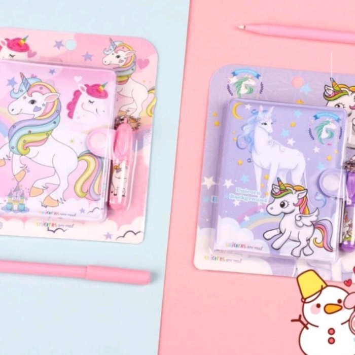 Diary Diary Memo Book Anak Kancing (Diary + Pen)