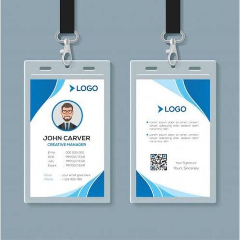 

Paket ID Card, Card Holder, Dan Lanyard