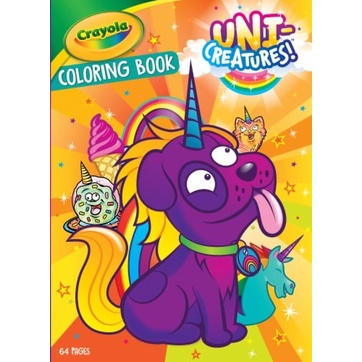 

Crayola Uni-Creatures! Coloring Book 64 Pages Buku Mewarnai