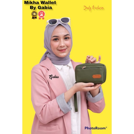 DOMPET MIKHA BY GABIA BAHAN CHOCOLY ANTI AIR WATERPROOF PREMIUM