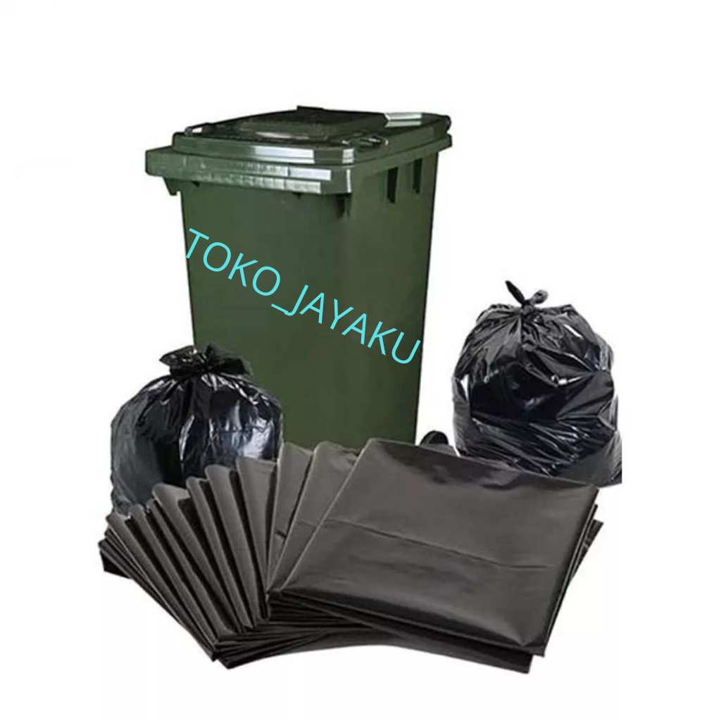 TJ Kantong Plastik Sampah Jumbo Kantong Tempat Sampah Trash Bag Sampah Kresek Sampah Besar Kantong P