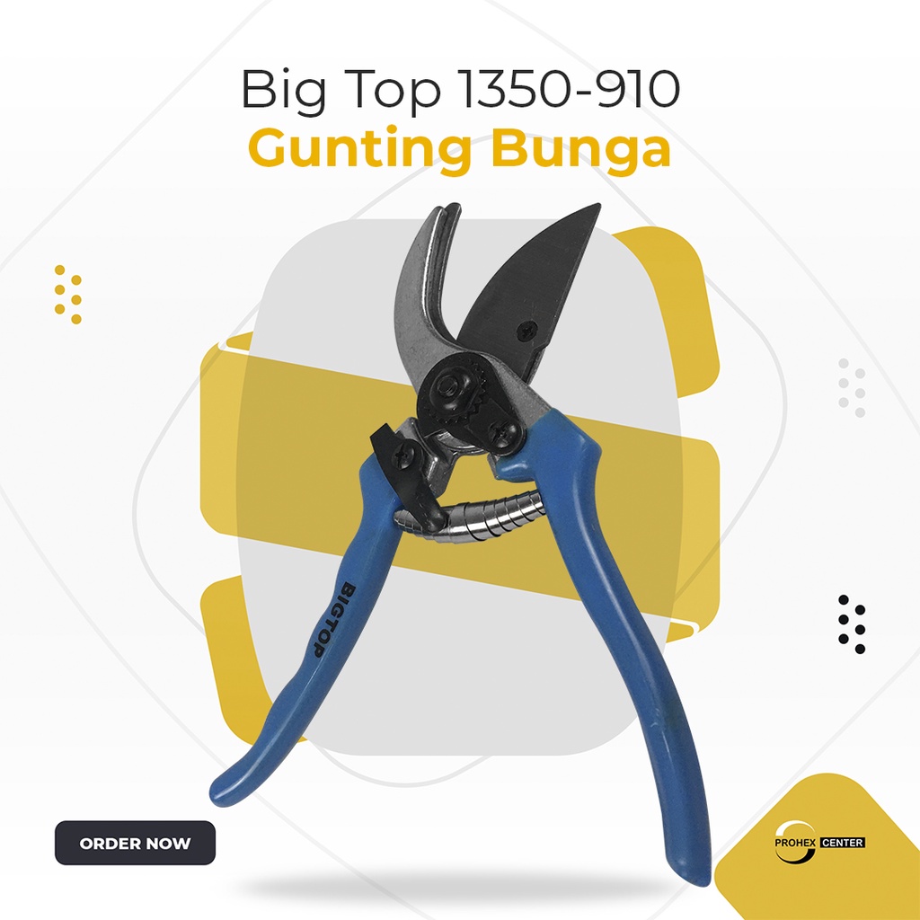 ORI Gunting Dahan 1350-910 Ranting BIG TOP PRUNING SHEARS Gunting Tajam Anti Karat Kuat