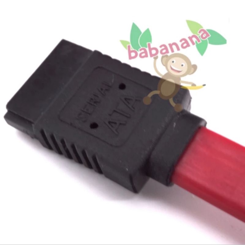 Kabel Sata Data 3 III Klip Besi 90 6Gbps Siku 6 Gbps Pendek Cable