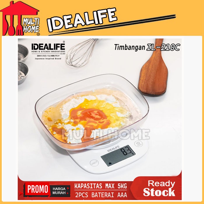 Idealife Timbangan Digital / Digital Kitchen Scale IL–210C