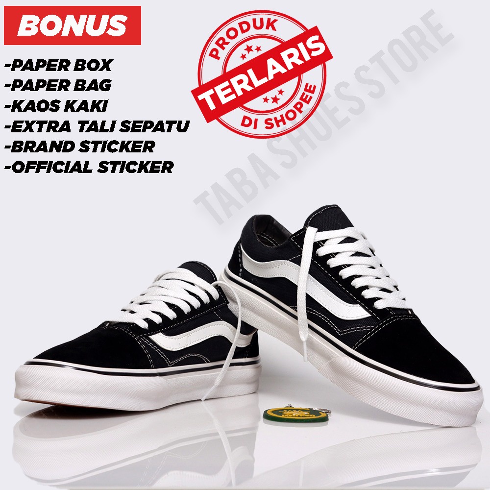 (BISA COD) SEPATU OLDSKOOL PREMIUM SNEAKERS OLD SCHOOL PRIA WANITA