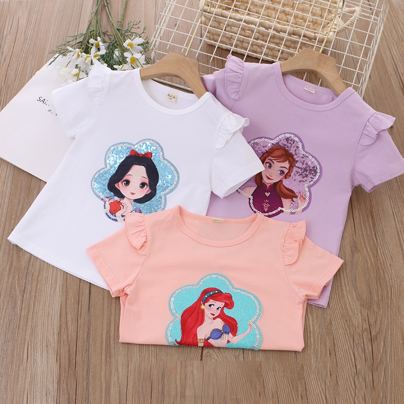 KSP10-Kaos Anak Perempuan Favorite Cartoon Princess