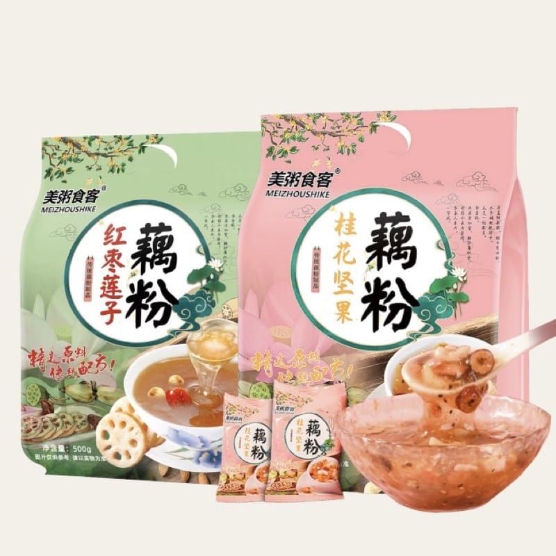 

Meizhoushike ou fen - oufen bubuk akar teratai Sachets Lotus Root Powder