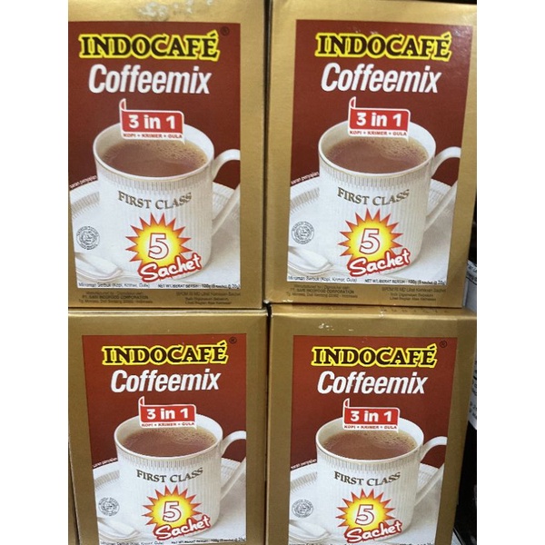 

Indocafe Coffe Mix 3 in 1 Box isi 5pcs