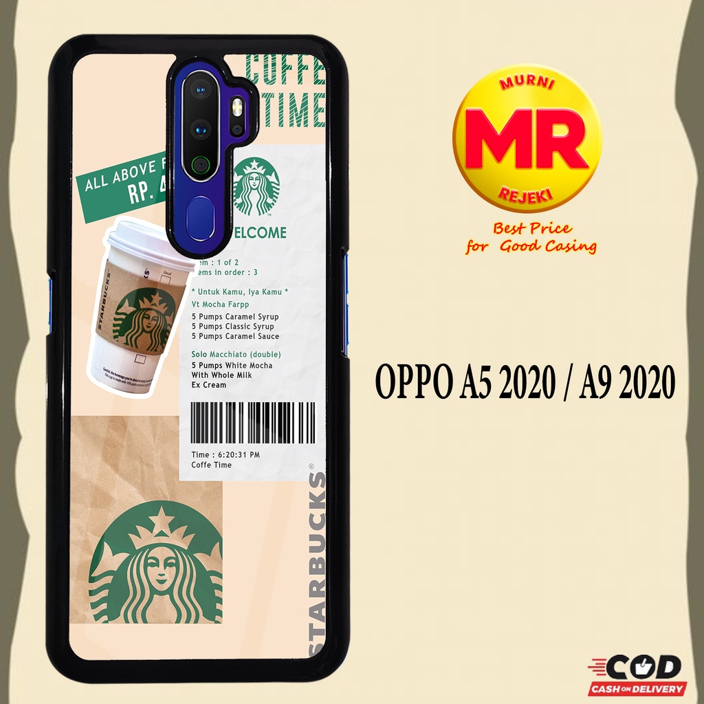 Case OPPO A5 2020 A9 2020 Casing OPPO A5 2020 A9 2020 Motif [ STARBUCKS ] Murni case - casing killau