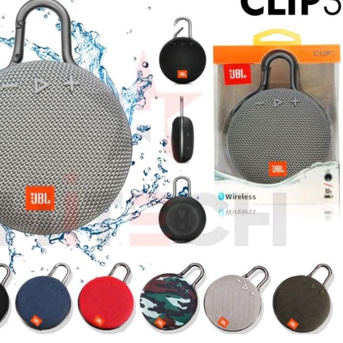 Sale | KP8 | Speaker Bluetooth HDY-G11 Fleco F-931BT  Clip 3 stereo Bluetooth Speaker Mega Bass Ster