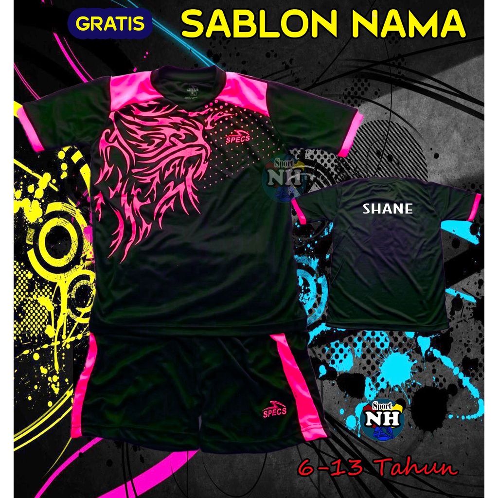 Baju Olahraga Junior Gratis Sablon Anak Laki Laki Perempuan Murah