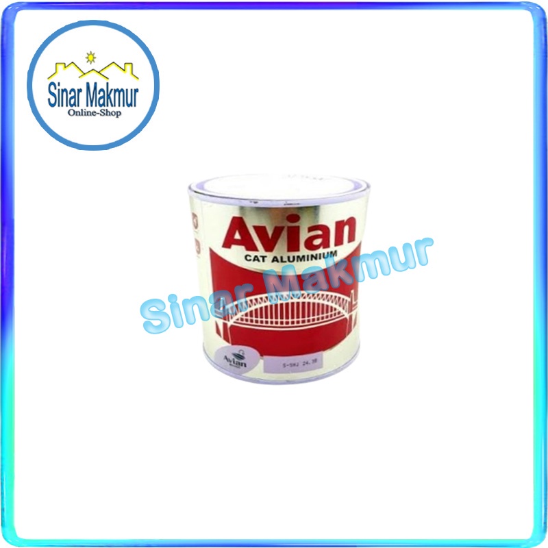 Cat Kayu Besi 100 CC 100 ML Bronze Perak (AVIAN)
