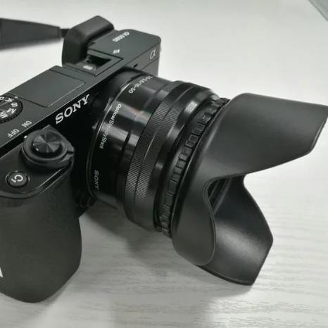 Hood Lens Hood Kit Untuk Lensa Sony 16-50Mm F3.5-5.6 A5100, A6000, A6300,