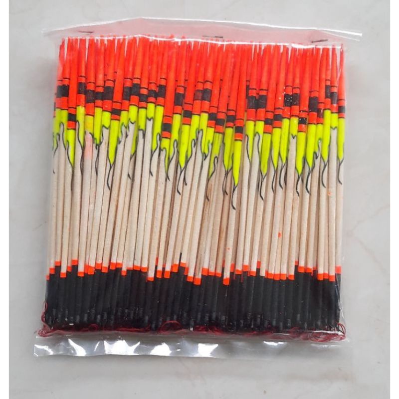 pelampung pancing jarum motif panjang 10cm 12cm