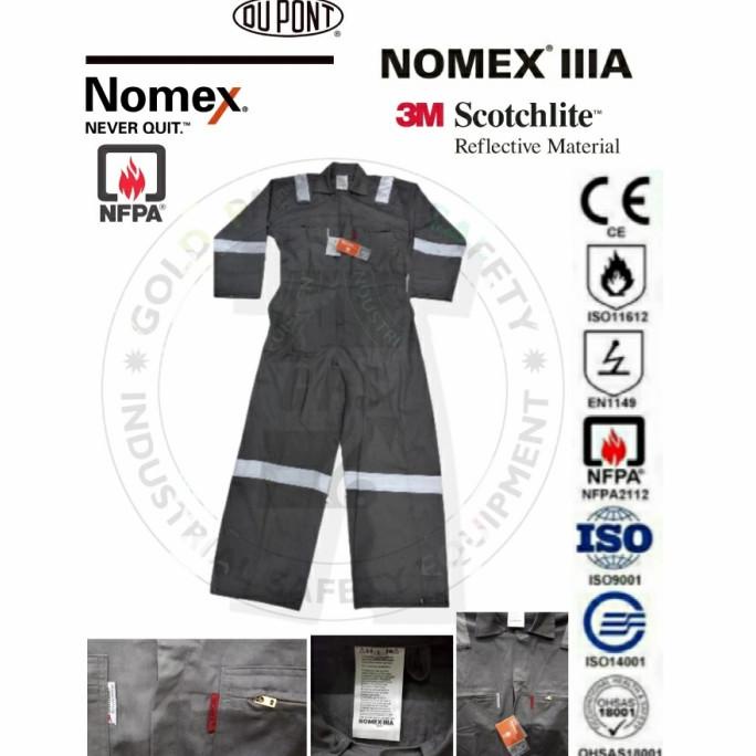 Coverall Nomex 3A Safety Wearpack Nomex IIIA WEARPACK FRC NOMEX 3a