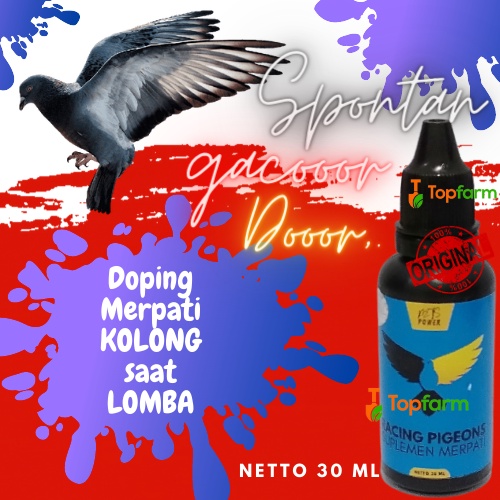 Vitamin Burung Merpati 30mL / Vitamin Burung Merpati Tinggian / Obat Burung Merpati Sakit / Obat Bur