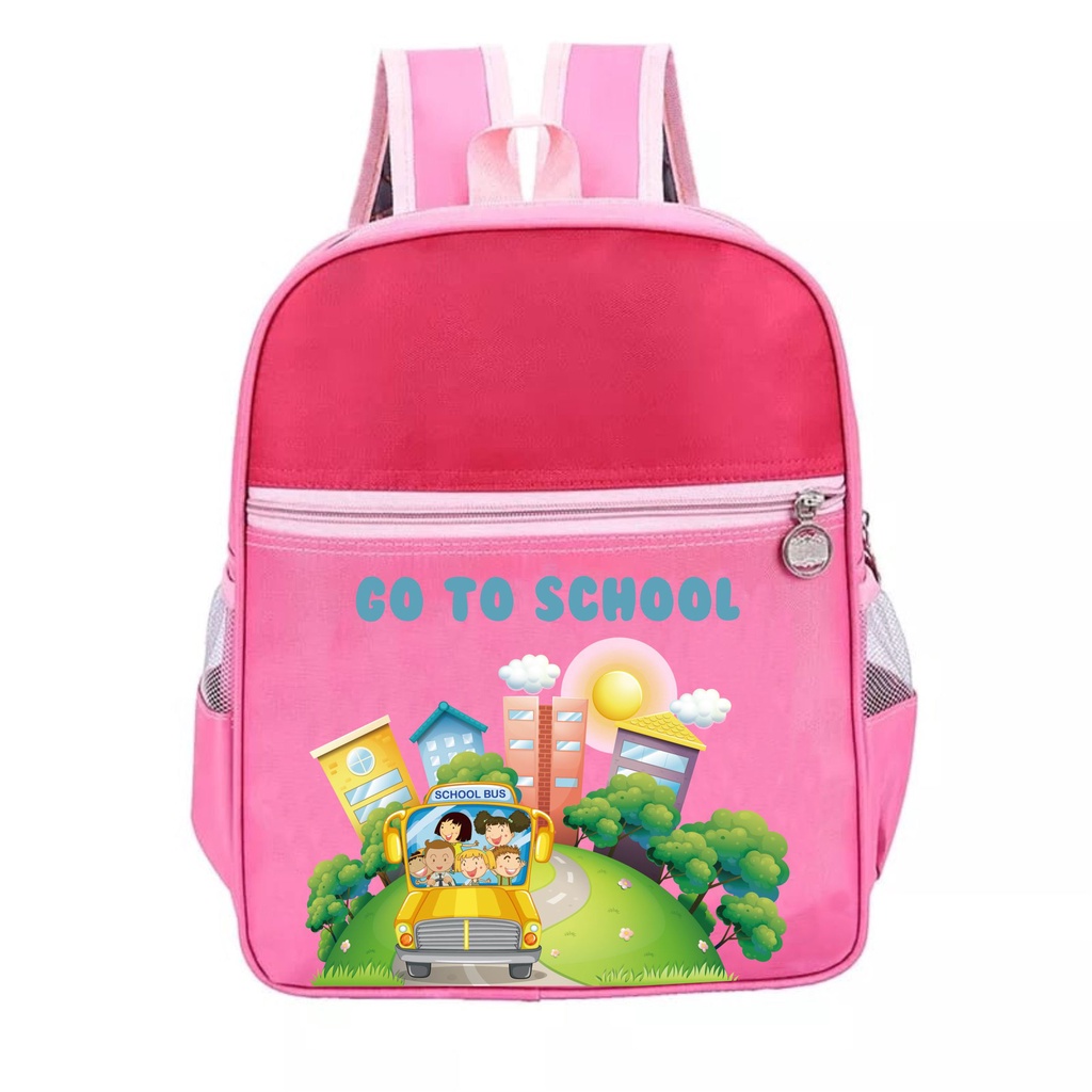 PVJ - Tas Ransel Anak Perempuan  Sekolah PAUD TK dan SD lucu keren motif karakter kartun