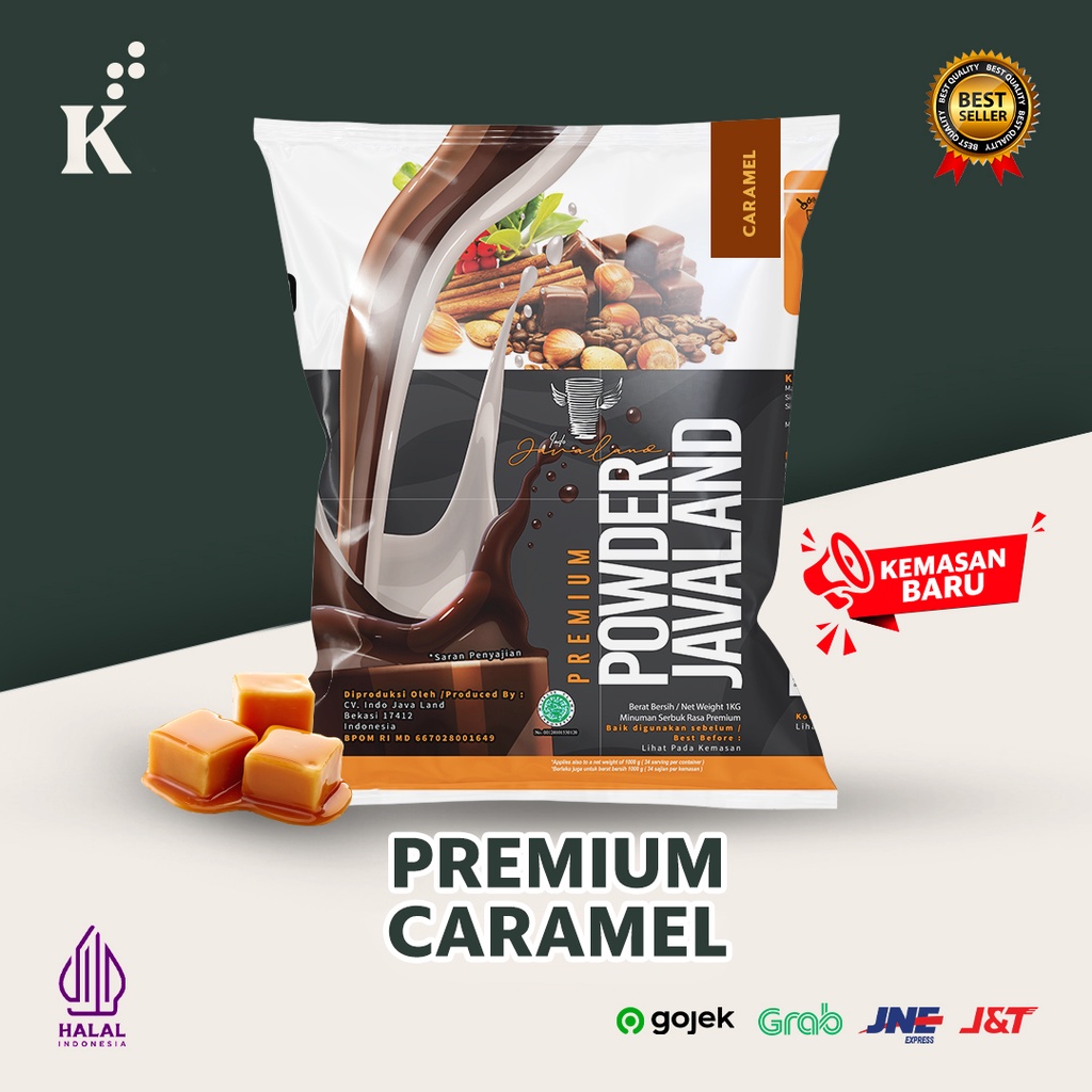 Bubuk Minuman Premium Caramel Javaland Grande 1kg