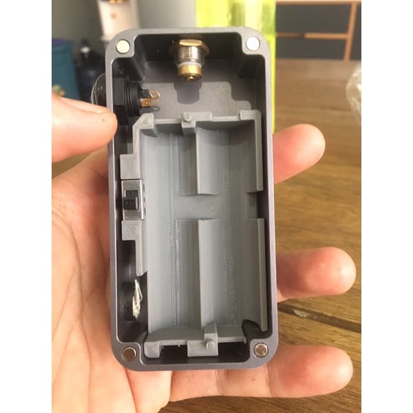 Holder Baterai batre 3D Printing cnc V3 18650 battery sled