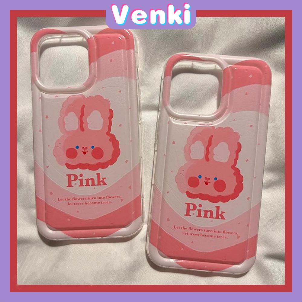 Case For iPhone 14 Pro Max TPU Soft Jelly Airbag Pink Case Cute Cartoon Rabbit Camera Protection Shockproof For iPhone 14 13 12 11 Plus Pro Max 7 Plus X XR