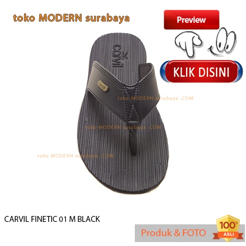 Sandal pria casual sandal jepit CARVIL FINETIC 01 M